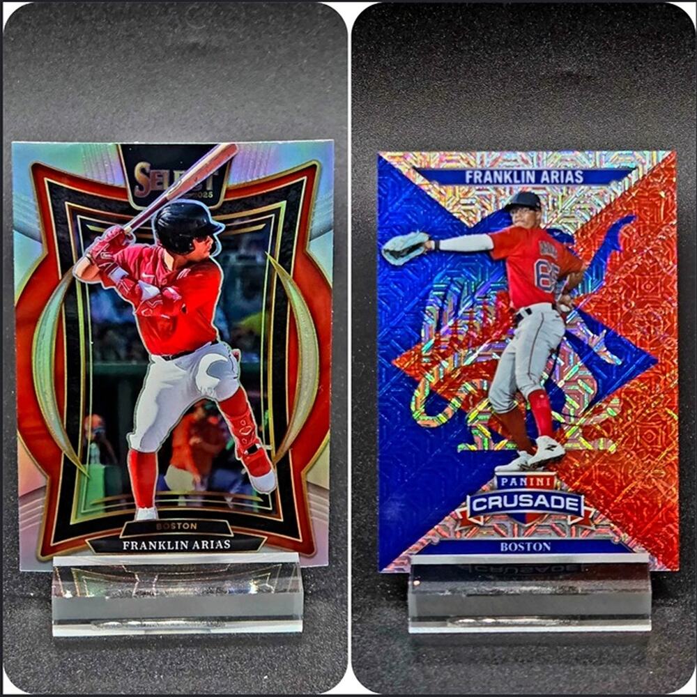 Franklin Arias Silver Holo Prizm Mojo Refractor Boston Red Sox Top Prospect